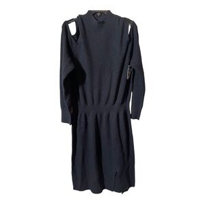 Chels28 L/S Blk Dress